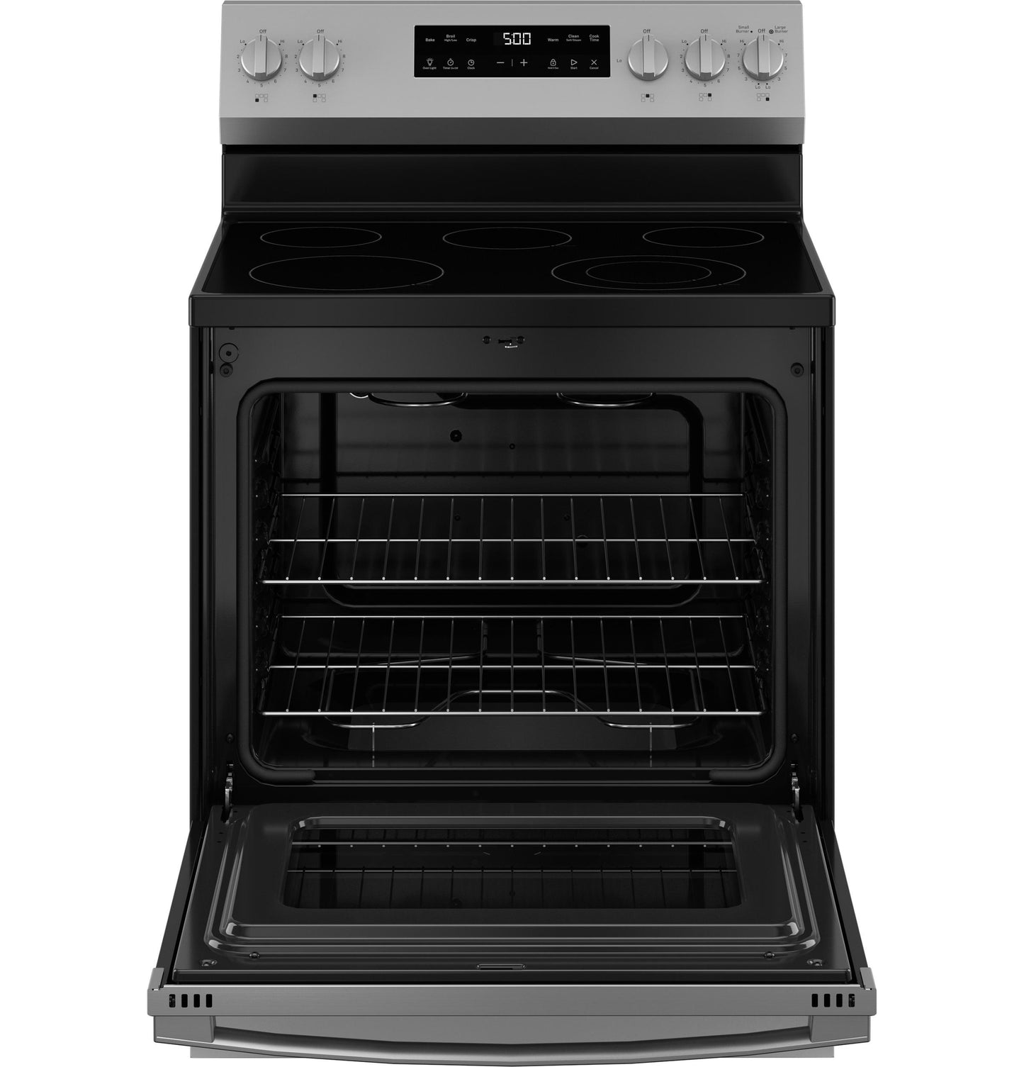 GRF500PVSS GE® ENERGY STAR® 30" Free-Standing Electric Range with Crisp Mode