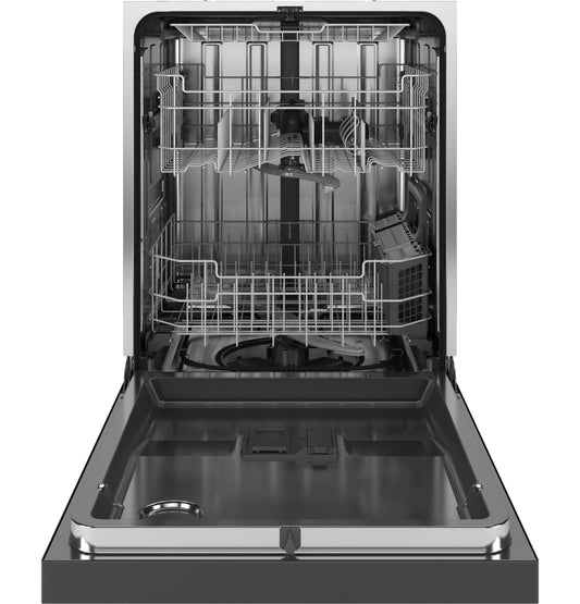 GDF650SMVES GE® ENERGY STAR® Front Control with Stainless Steel Interior Dishwasher with Sanitize Cycle