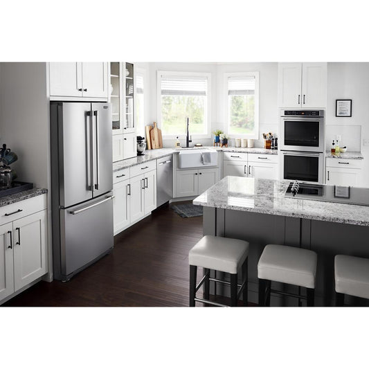 Maytag MFF2055FRZ 30-Inch Wide French Door Refrigerator - 20 Cu. Ft.