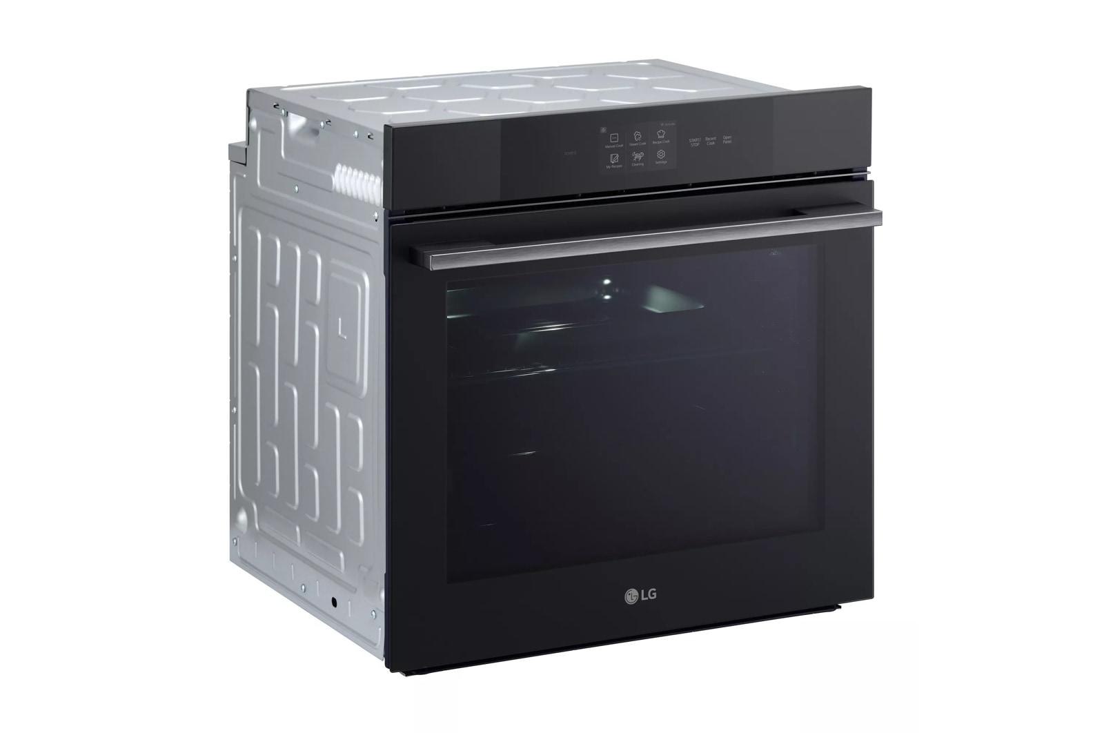 Lg 3.0 cu. ft. Smart Compact Wall Oven with Instaview®, Convection, Air Fry and Steam Baking