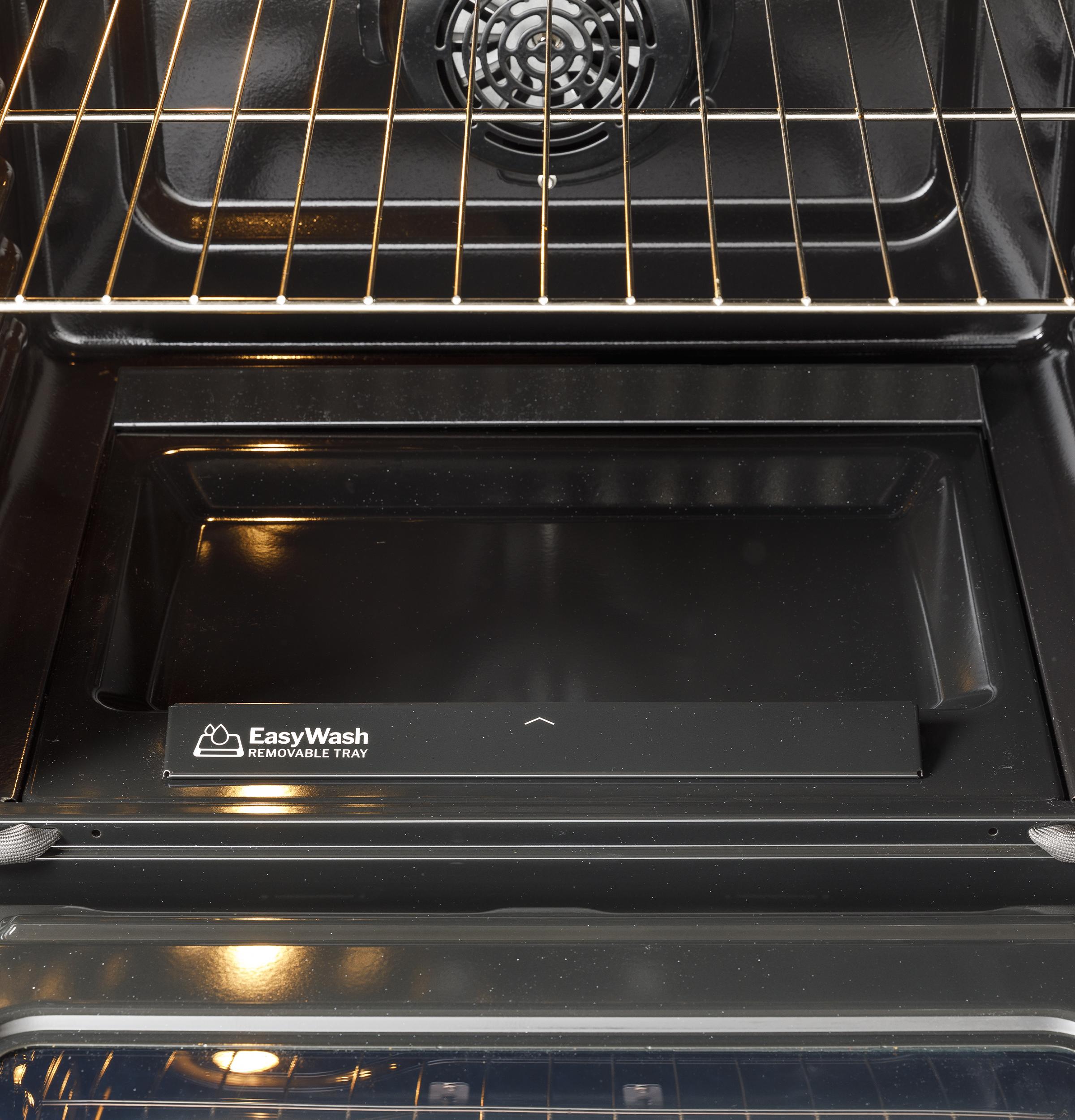 GRS600AVDS GE® ENERGY STAR® 30" Slide-In Electric Convection Range with No Preheat Air Fry and EasyWash™ Oven Tray