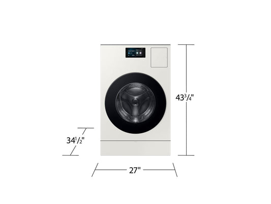 Samsung WD90F53AVYUS Bespoke AI All-in-One Vented Combo AI Home 7" LCD Display AI OptiWash™ & Dry 5.3 cu.ft.
