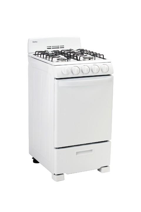 DR203WGLP Danby 20" Wide Gas Range in White