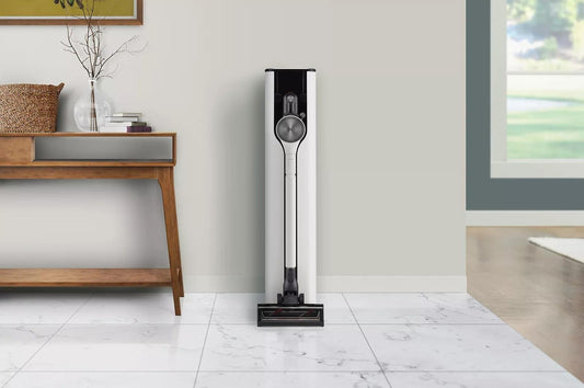 Lg A931KWM CordZero™ All in One Cordless Stick Vacuum with Auto Empty & Dual Floor Max Nozzle - Essence White