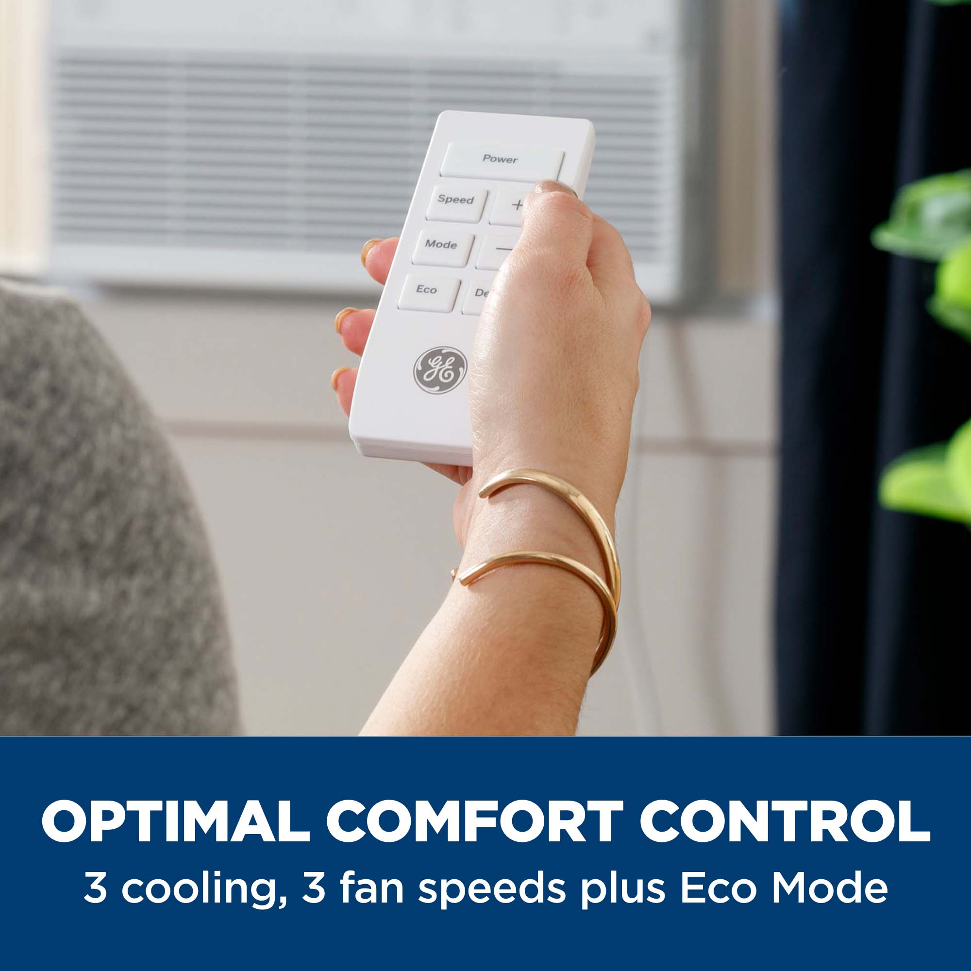 AWCS14WWF GE® 14,000 BTU Smart Electronic Window Air Conditioner for Large Rooms up to 700 sq. ft.