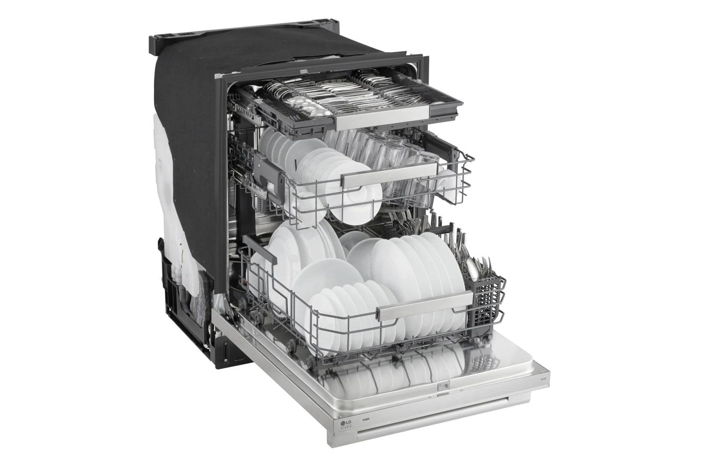 SDNTHS72S LG STUDIO FlushFit™ Dishwasher with 1-Hour Wash & Dry, QuadWash® Pro, and Dynamic Heat Dry™ with AutoVent™ Dry
