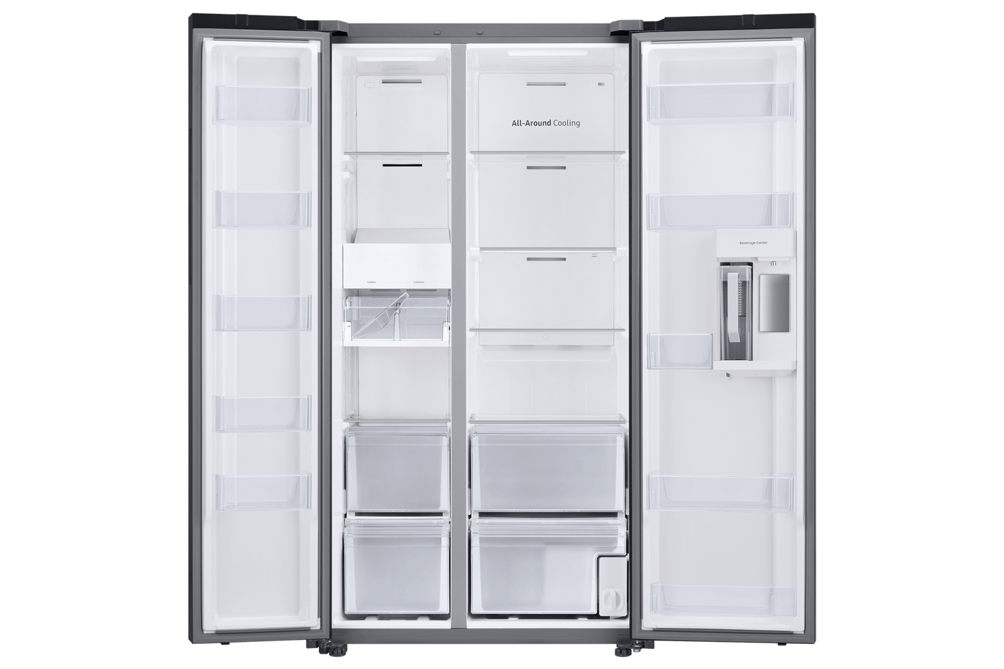 Samsung RS23CB7600QL Bespoke AI Side-by-Side Inner Beverage Center™ Auto Open Door 23 cu.ft.