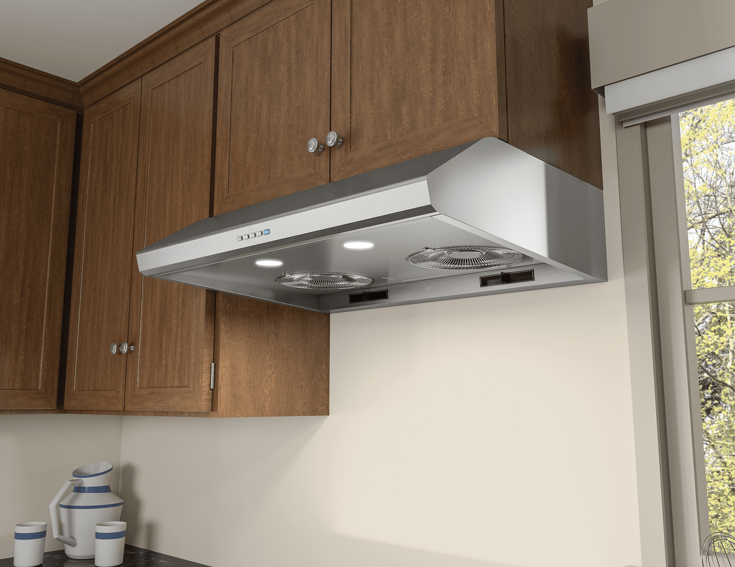 Zephyr AK2536BW Hurricane, UC, 36", Wht, 695 CFM, ACT