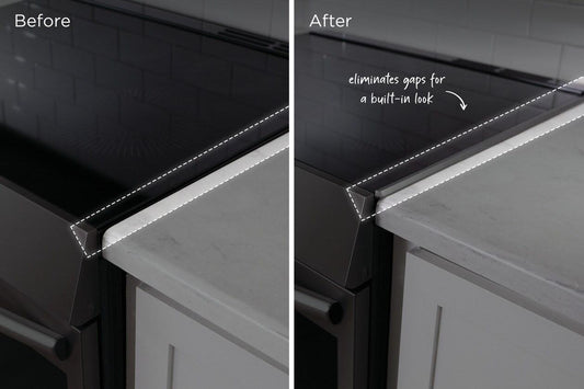 Frigidaire 11NBSTELDS Front Control Electric and Induction Range Black Stainless Steel 3-Piece Trim Kit