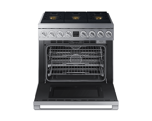 Dacor DOP36T86DLS Transitional 36" Dual-Fuel Range, Silver Stainless Steel, Natural Gas/Liquid Propane