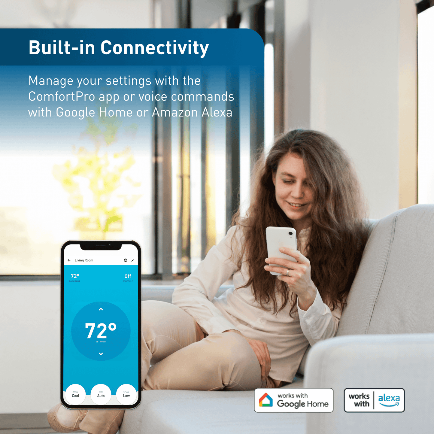 ZCP10SB Friedrich ZoneAire Compact 10,000 BTU Single-Hose Smart Portable Air Conditioner