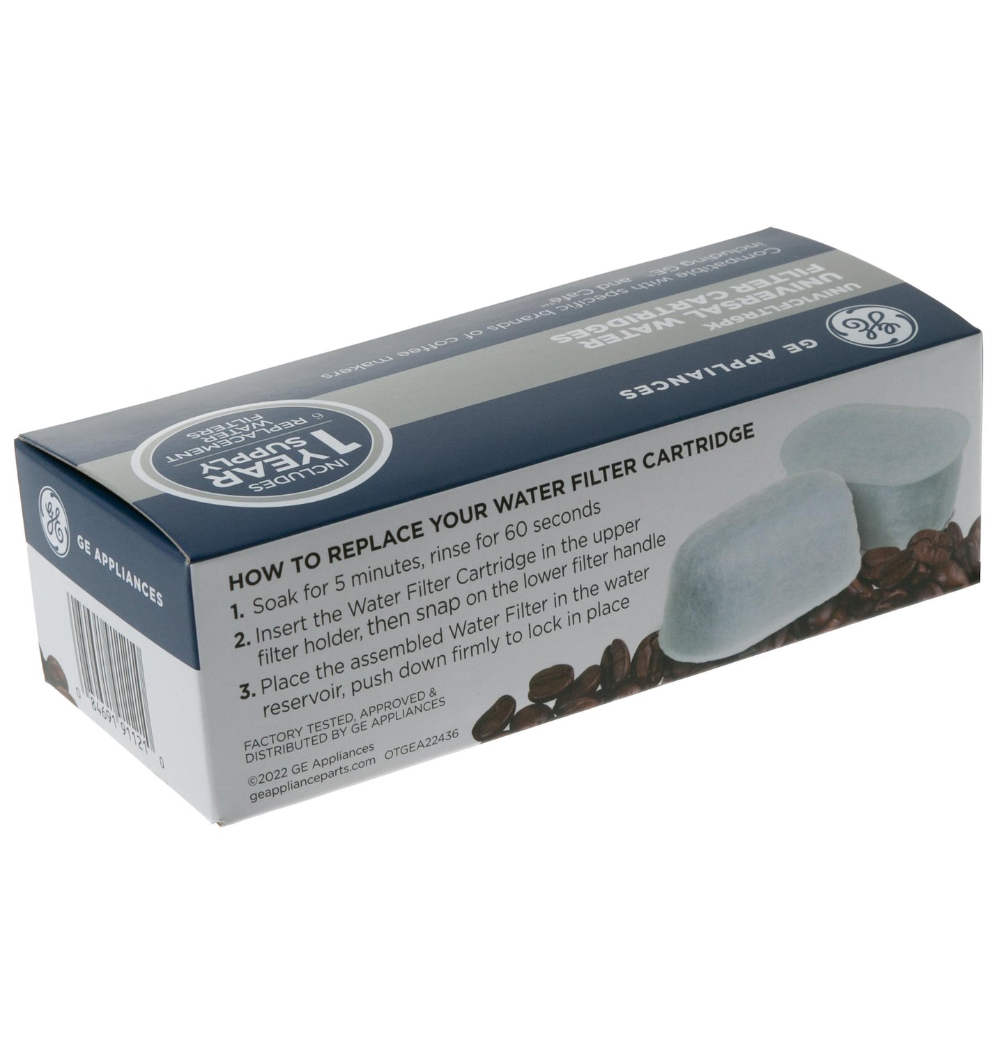 Ge Appliances UNIV1CFLTR6PK Water Filter Cartridges - 6 PACK