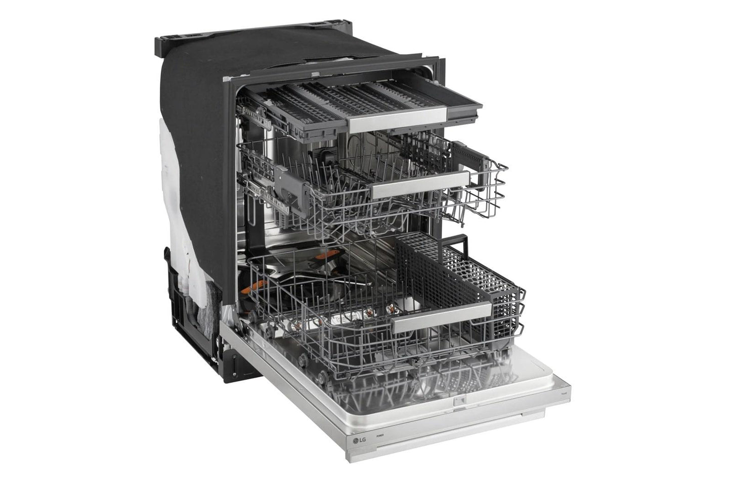 Lg LDNTH862S Smart Hidden Top Control Dishwasher with 1-Hour Wash & Dry, QuadWash® Pro, TrueSteam® and Dynamic Heat Dry™ w/AutoVent Dry™