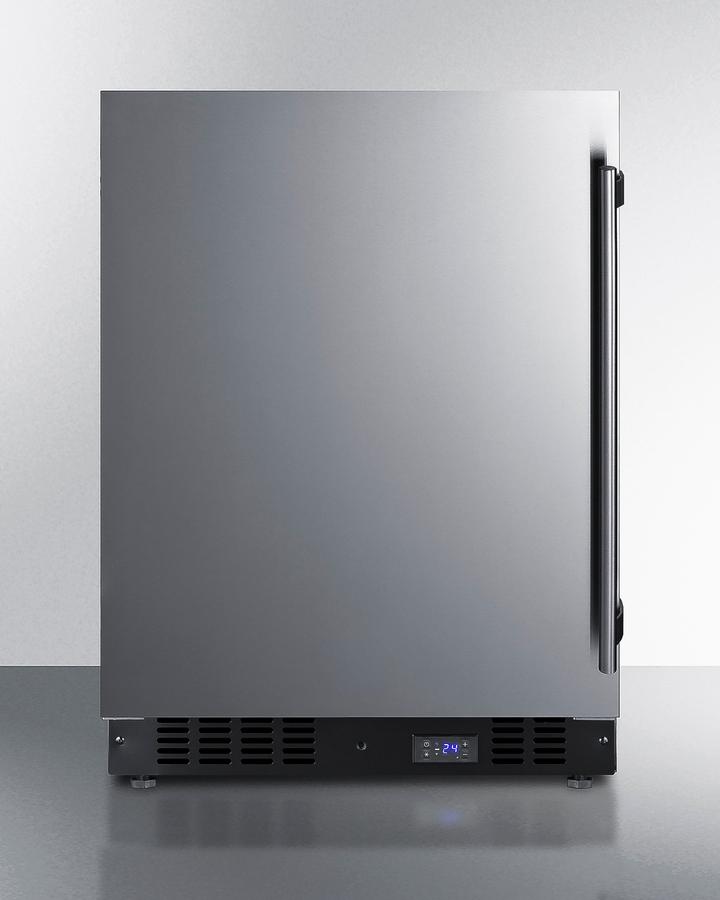 Summit SCFF53BCSSIMLHD 24" Wide Built-in All-freezer With Icemaker