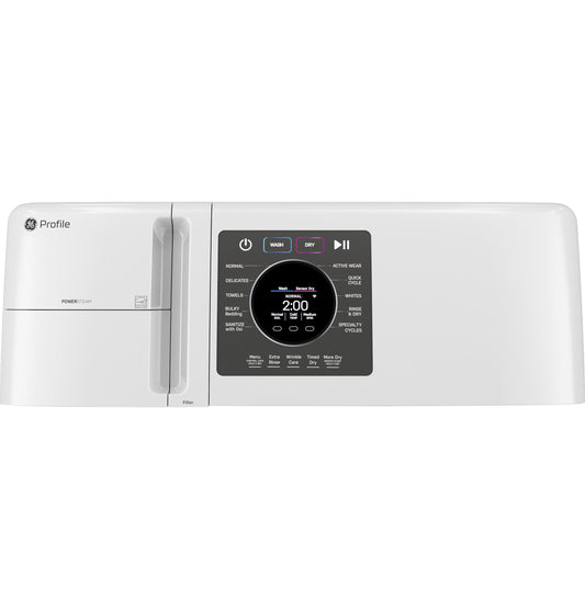 PFQ83HSSWWW GE Profile™ ENERGY STAR® 4.6 cu. ft. Capacity UltraFast Combo with Ventless Inverter Heat Pump Technology Washer/Dryer