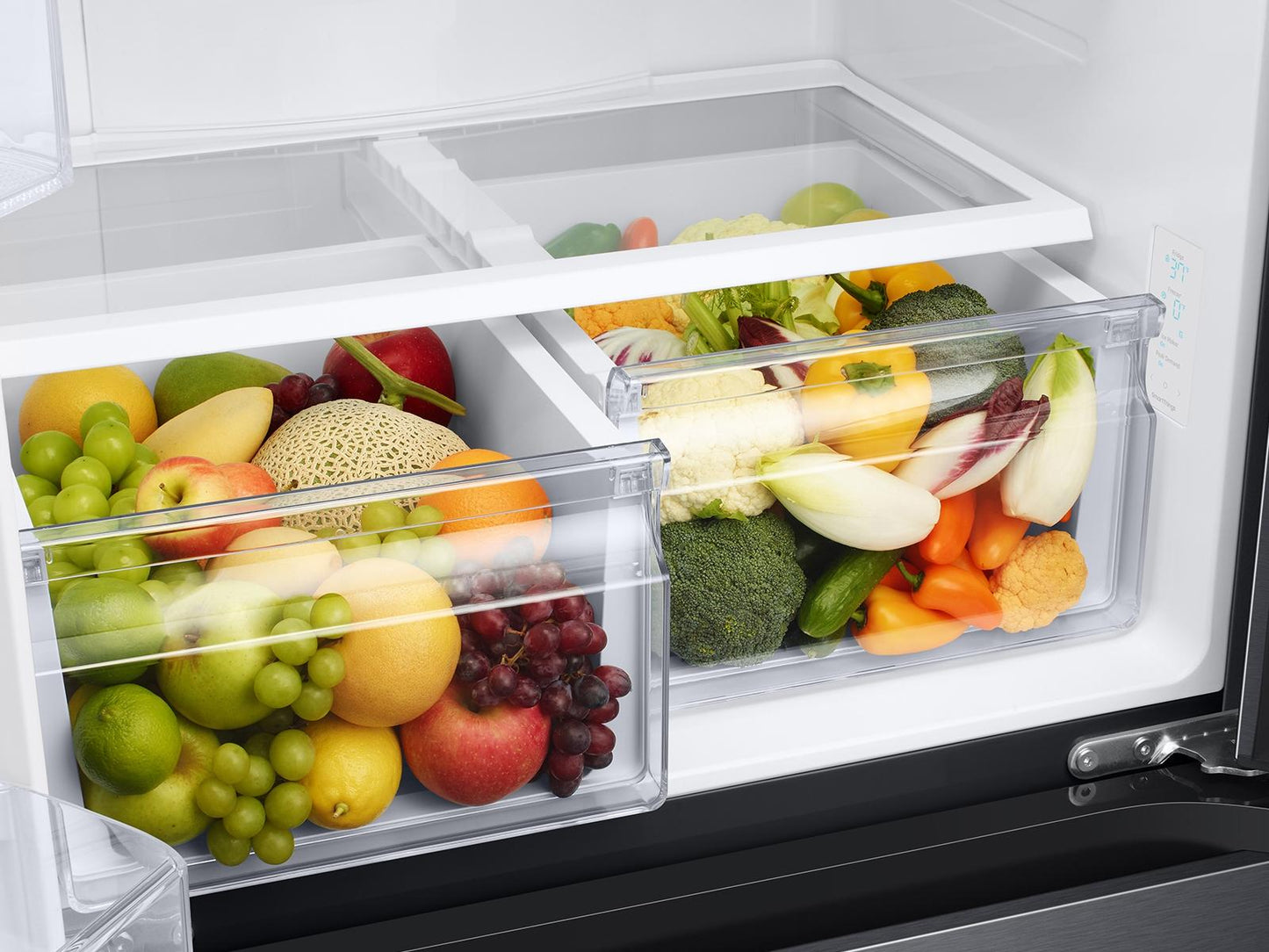 Samsung RF20A5101B1 19.5 cu. ft. Smart 3-Door French Door Refrigerator in Black