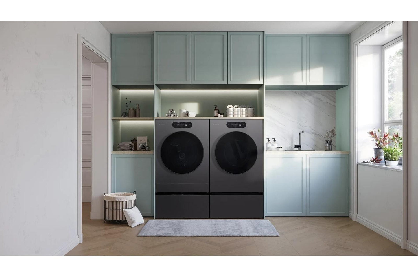 WD405CB LG SIGNATURE 1.0 cu. ft. 29" SideKick™ Pedestal Washer, LG TWINWash™ Compatible