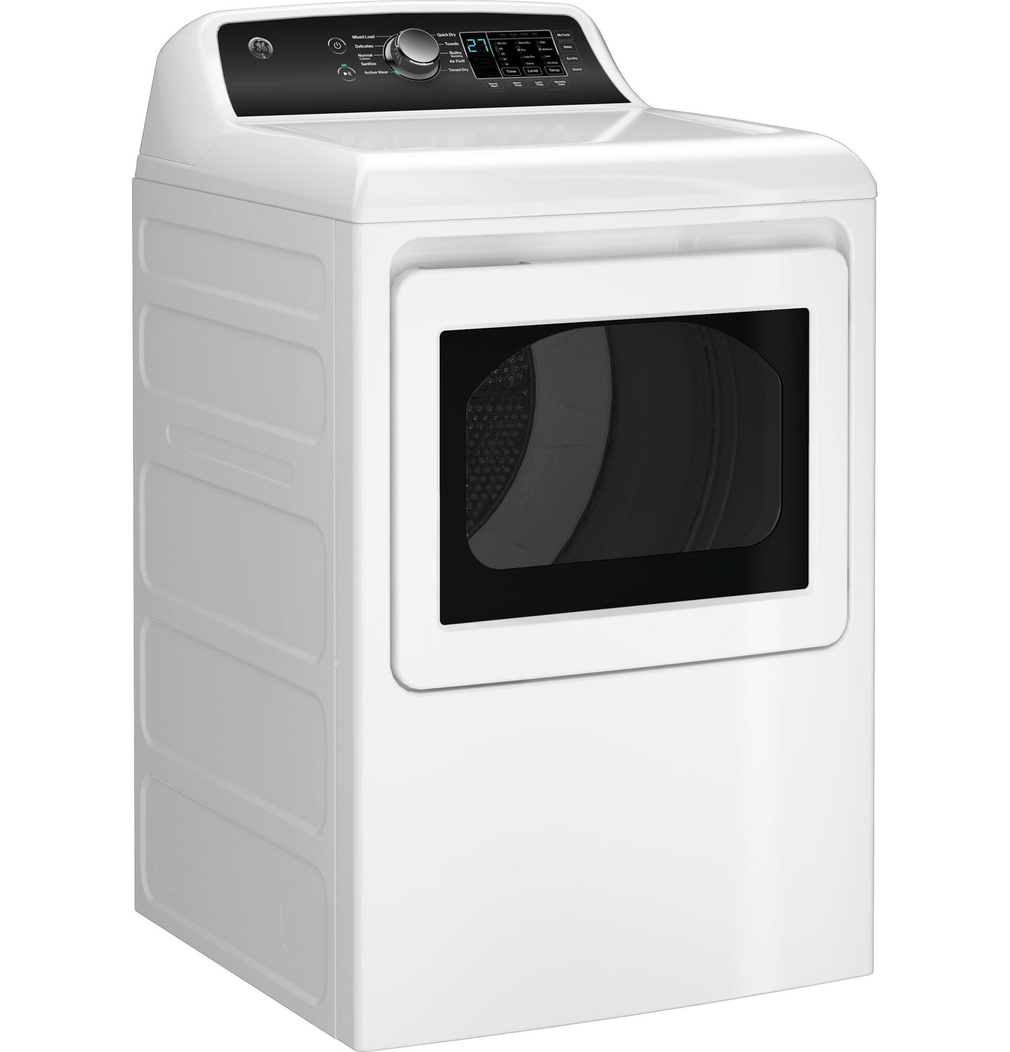 GTD58GBSVWS GE® 7.4 cu. ft. Capacity Gas Dryer with Up To 120 ft. Venting and Sensor Dry