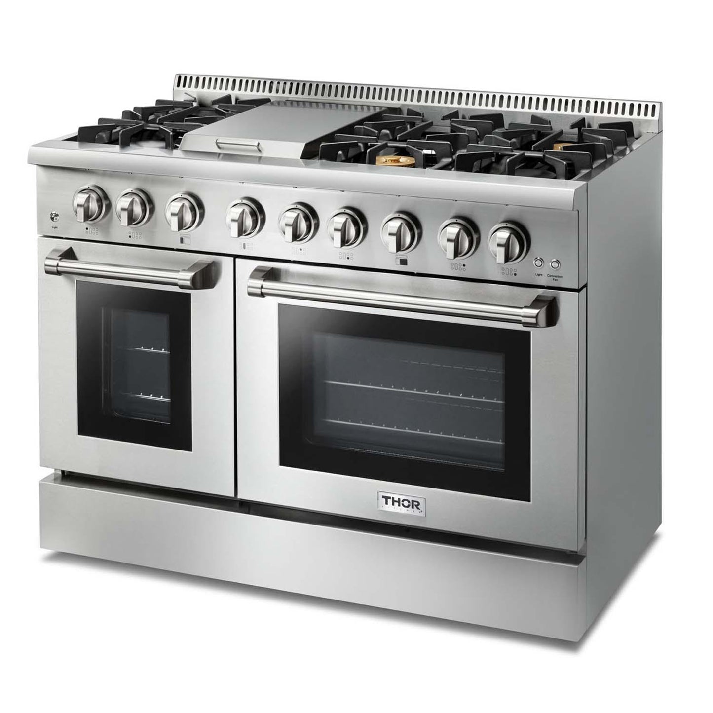 HRD4803ULP Thor Kitchen 48 Inch Professional Dual Fuel Range In Stainless Steel - Hrd4803ulp
