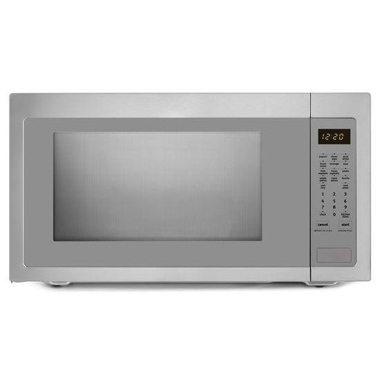 2.2 cu. ft. Countertop Microwave with Greater Capacity - stainless steel