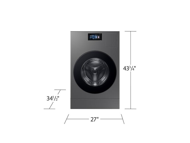 Samsung WD90F53AVS 5.3 cu. ft. Bespoke AI Laundry Vented Combo™ All-in-One Ultra Capacity Washer and Electric Dryer with AI Home in Dark Steel