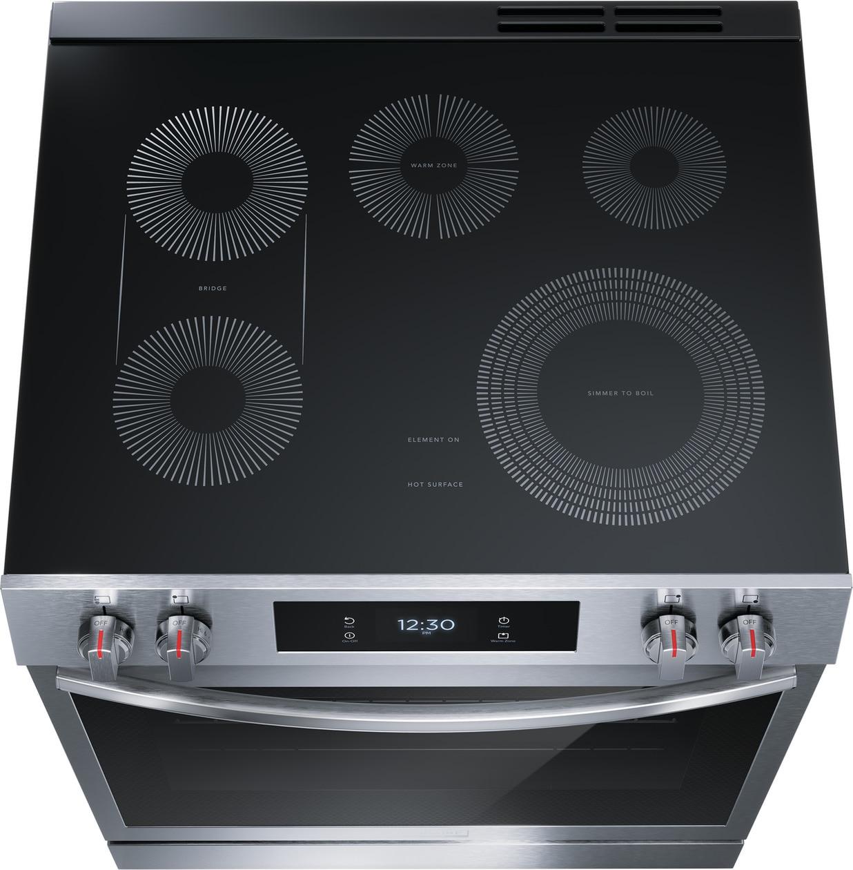 Frigidaire GCFE3060BF 30" Front Control Electric Range with Total Convection