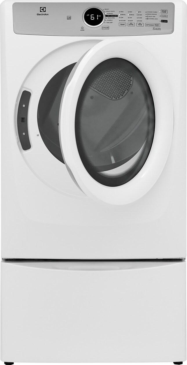 Electrolux ELFE7337AW Front Load Electric Dryer - 8.0 Cu. Ft.