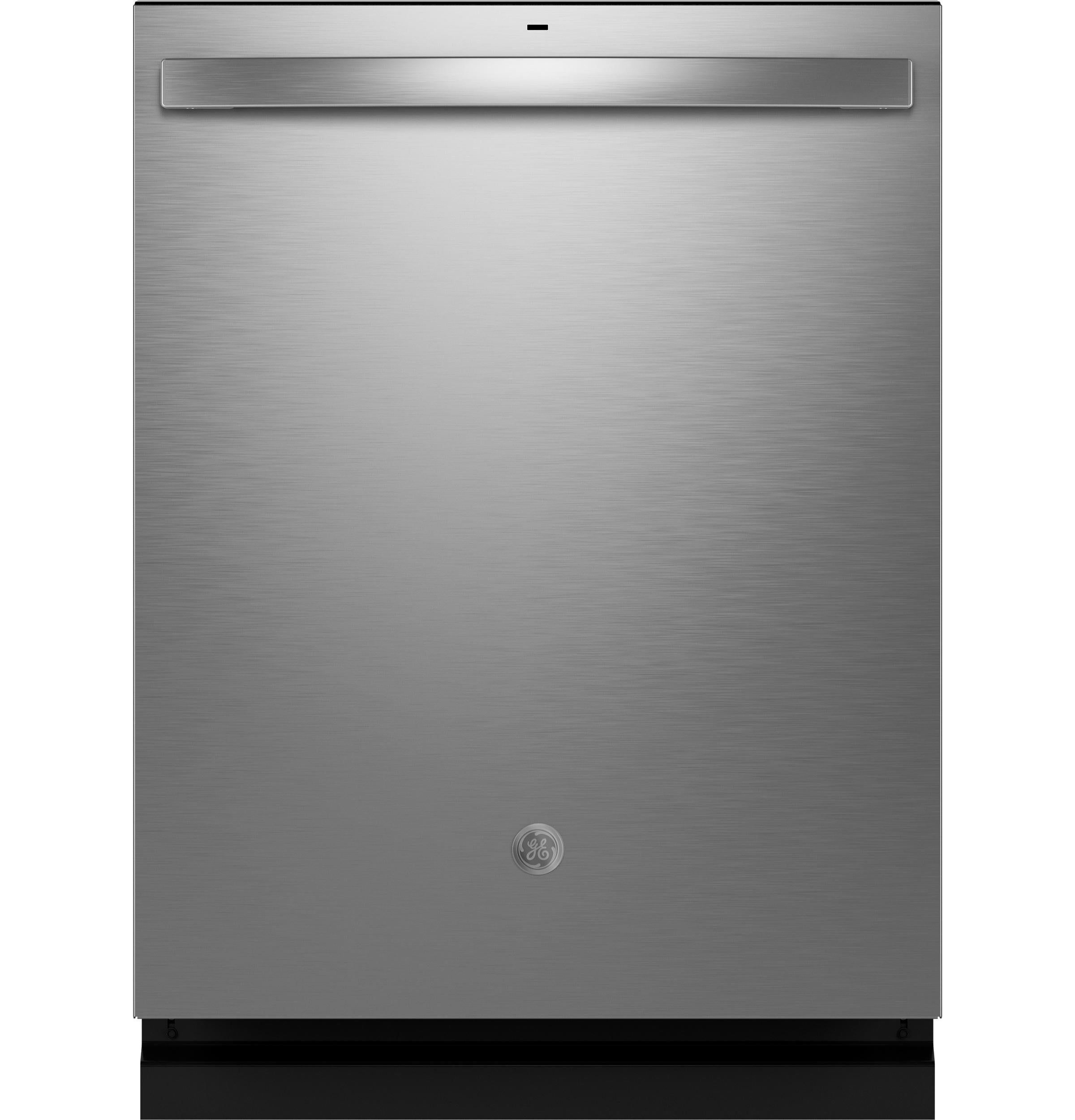 GE® ENERGY STAR® Fingerprint Resistant Top Control with Stainless Steel Interior Dishwasher with Sanitize Cycle