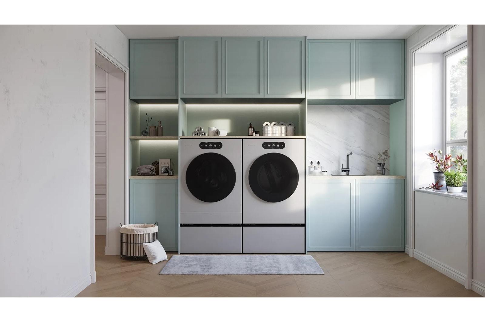 DLGX9901S LG SIGNATURE 9.0 cu. ft. Mega Capacity Smart Front Load Gas Dryer with Built-In Intelligence, TurboSteam® and Touch LCD Control