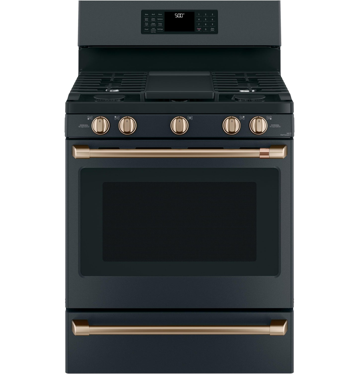 Cafe CXFSGHKPMBZ CAF(EBACK)™ Freestanding Gas Knobs and Handles - Brushed Bronze