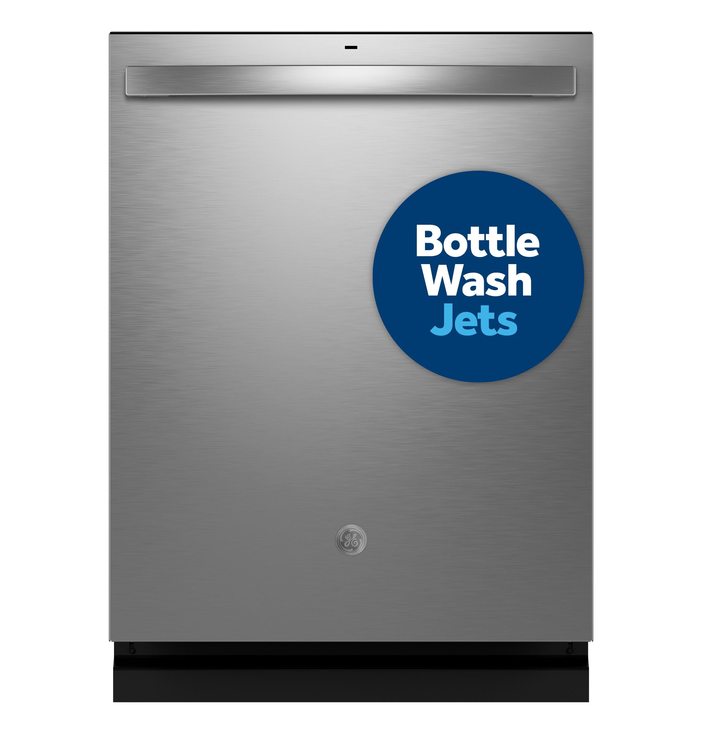 GDT595HYYFS GE® ENERGY STAR® Top Control Hybrid Tub Dishwasher with Third Rack, Bottle Jets, Dry Boost & 50 dBA