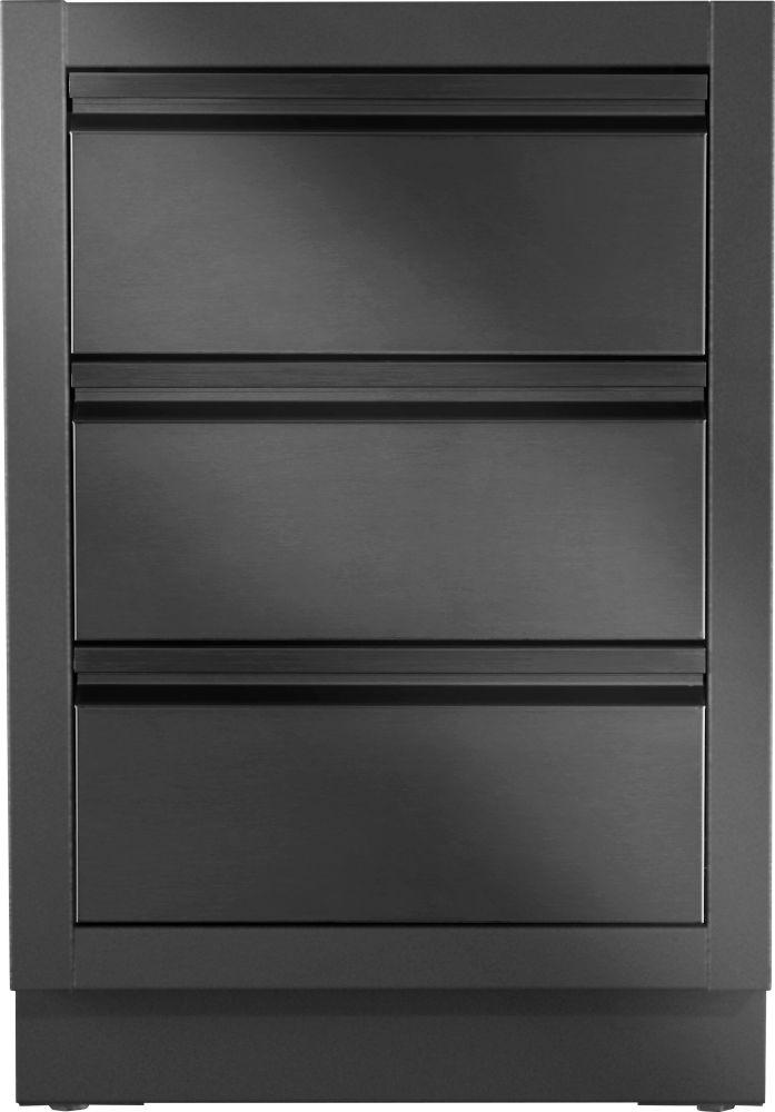 Napoleon Bbq IM3DCMK1 OASIS Three Drawer Cabinet, Matte/Matt Black