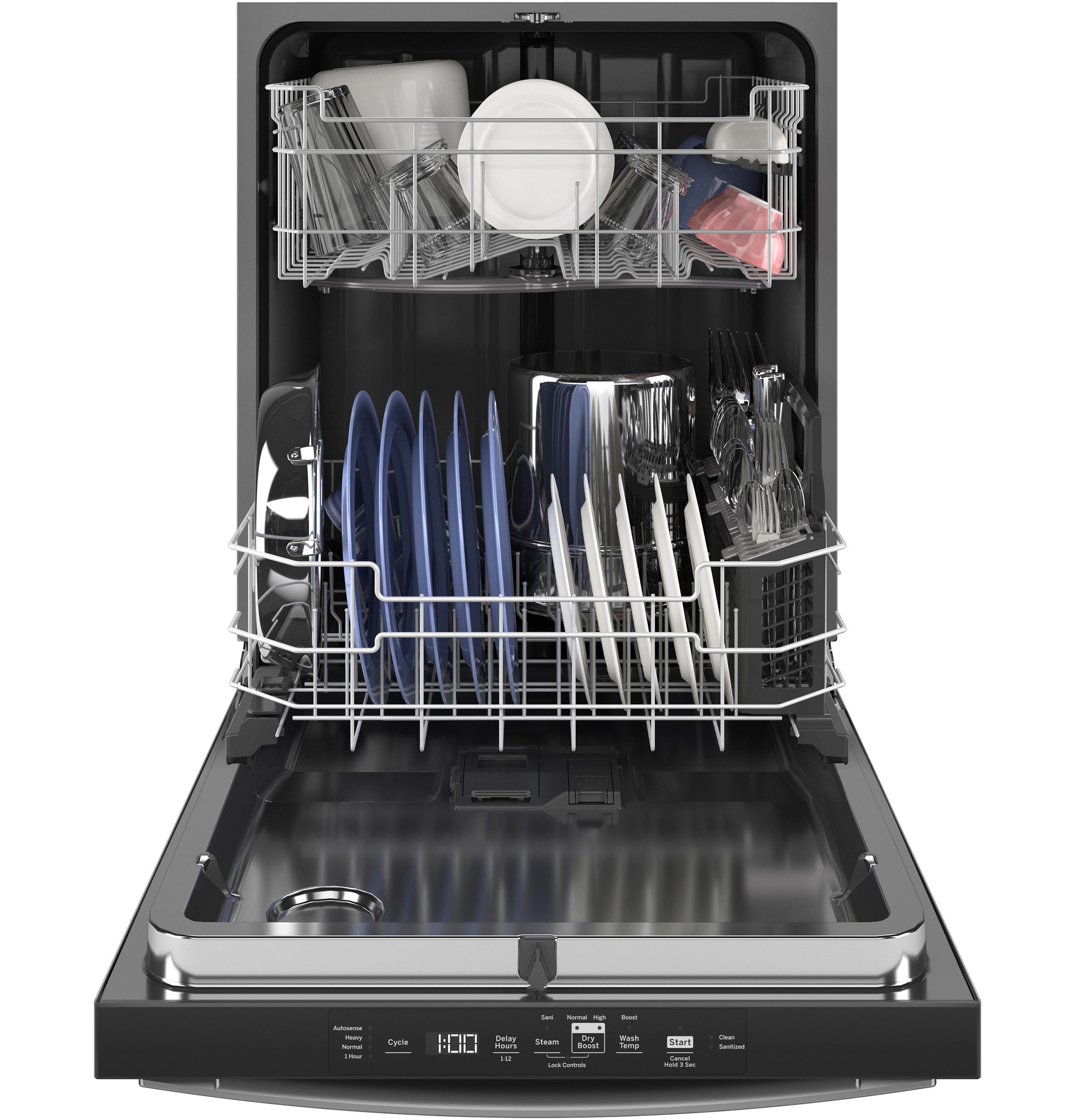 GDT565HSYSS GE® ENERGY STAR® Top Control Hybrid Tub Dishwasher with Dry Boost & 52 dBA