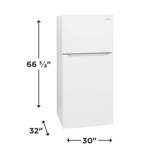 Frigidaire FFHT2045XW 20 Cu. Ft. Garage Ready Top Freezer Refrigerator
