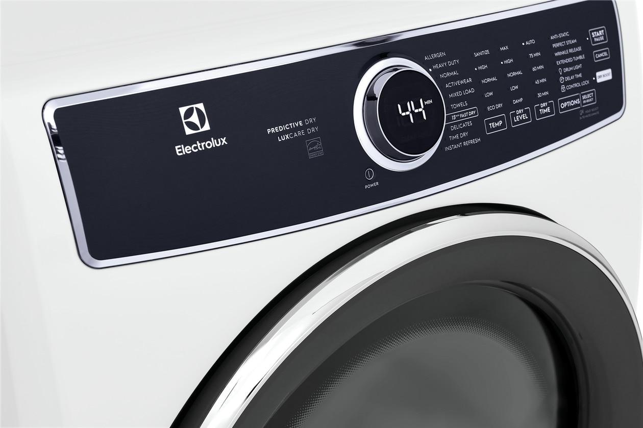 Electrolux ELFG7537AW Front Load Perfect Steam™ Gas Dryer with Predictive Dry™ and Instant Refresh - 8.0 Cu. Ft.