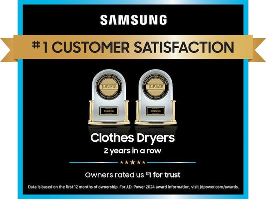 Samsung DVG46BG6500V 7.5 cu. ft. AI Smart Dial Gas Dryer with Super Speed Dry and MultiControl™ in Brushed Black