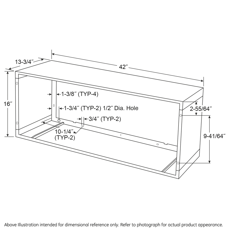 Ge Appliances RAB81 ZLINE WALL CASE-AZ46/AZ65 SERIES-unassmb