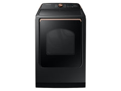 Samsung DVG54CG7550V 7.4 cu. ft. Smart Gas Dryer with Pet Care Dry and Steam Sanitize+ in Brushed Black