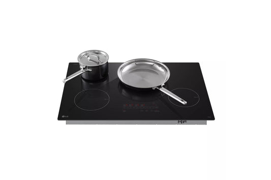 Lg CBIH3013BE 30 Inch Smart Induction Cooktop with UltraHeat™ 4.3kW Element