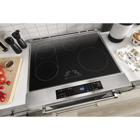 Kitchenaid KSIS730PSS 30-Inch 4-Element Induction Slide-In Convection Range with Air Fry