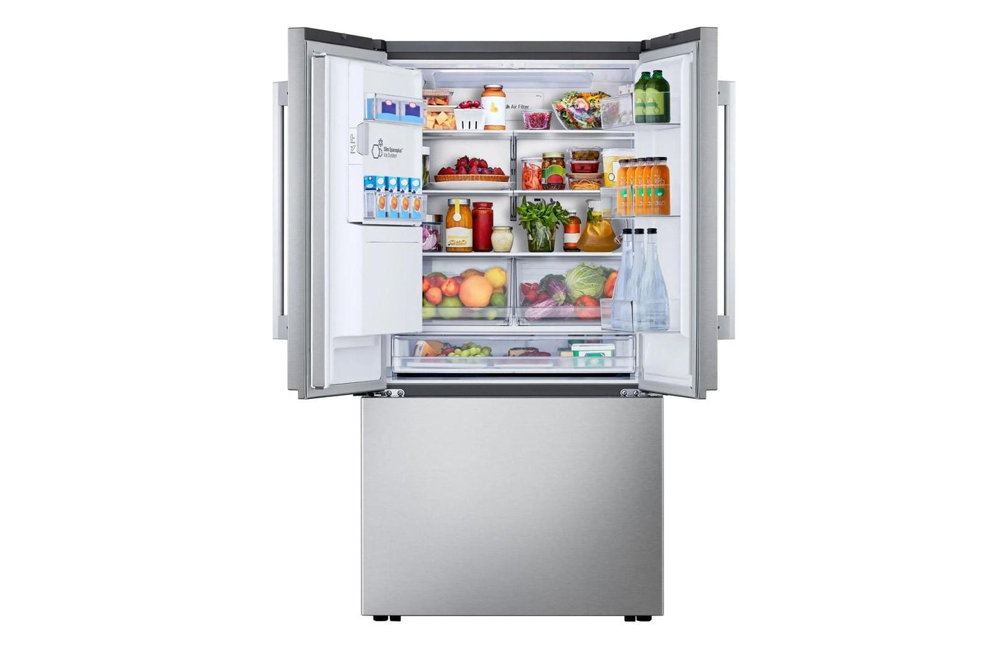Lg LF24Z6330S 24 cu. ft. Counter-Depth MAX™ with Zero Clearance™ 3-Door French Door Refrigerator