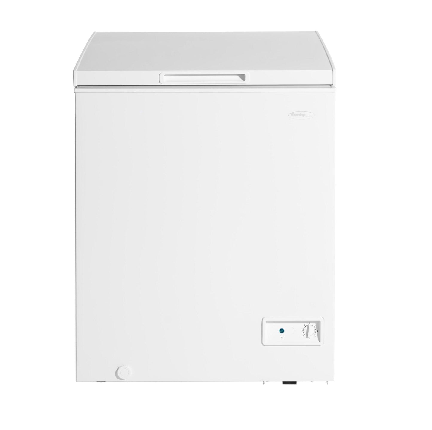 DCF050A6WM Danby 5.0 cu. ft. Square Model Chest Freezer DOE in White