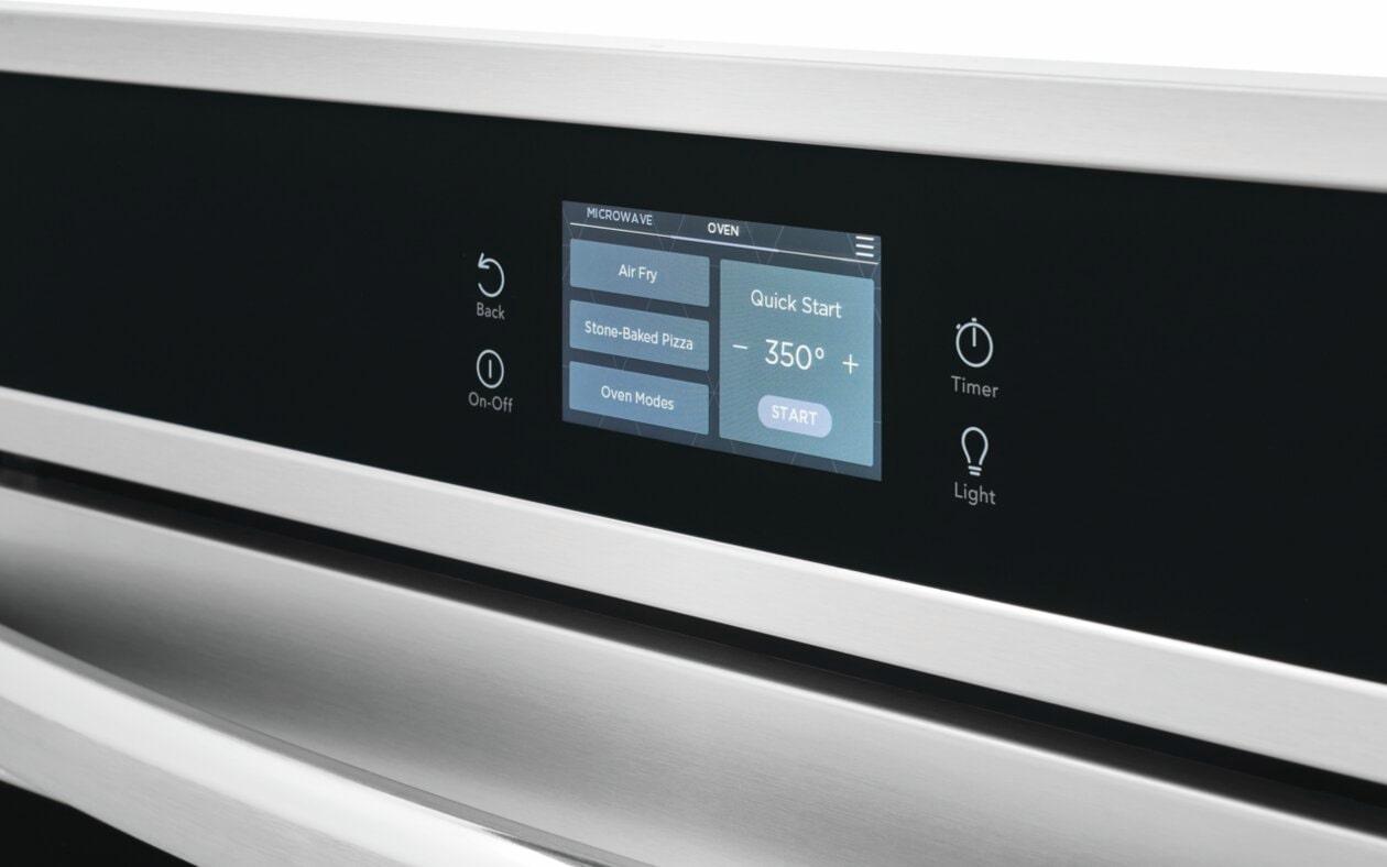 Frigidaire GCWM3070AF 30" Electric Wall Oven and Microwave Combination with Stone-Baked Pizza
