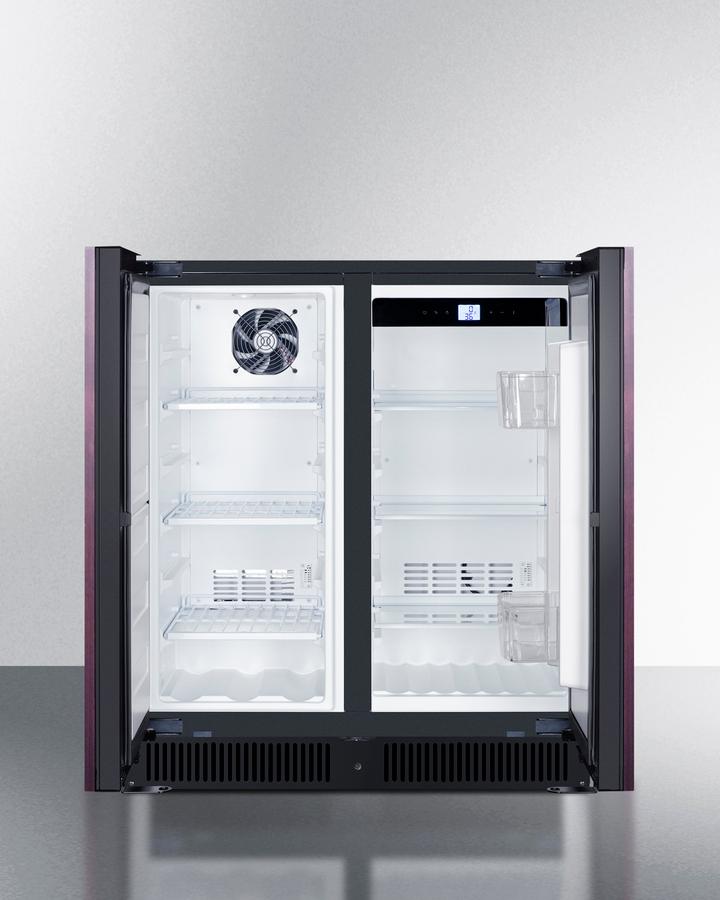 Summit FFRF3070BPNR 30" Wide Built-in Refrigerator-freezer (panels Not Included)