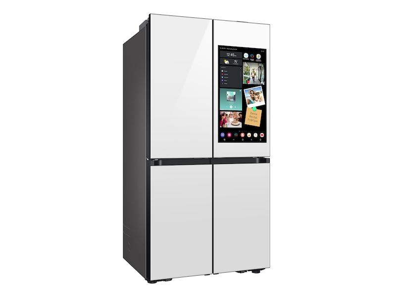 Samsung RF29DB990012 Bespoke 4-Door Flex™ Refrigerator (29 cu. ft.) with AI Family Hub+™ and AI Vision Inside™ in White Glass