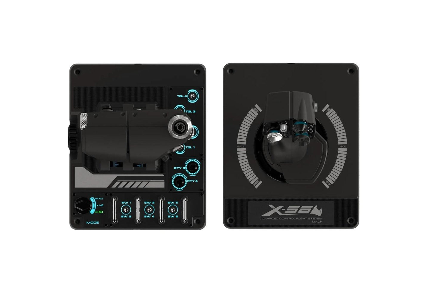 Lg 945000058 Logitech G X56 H.O.T.A.S. RGB Throttle and Stick Simulation Controller