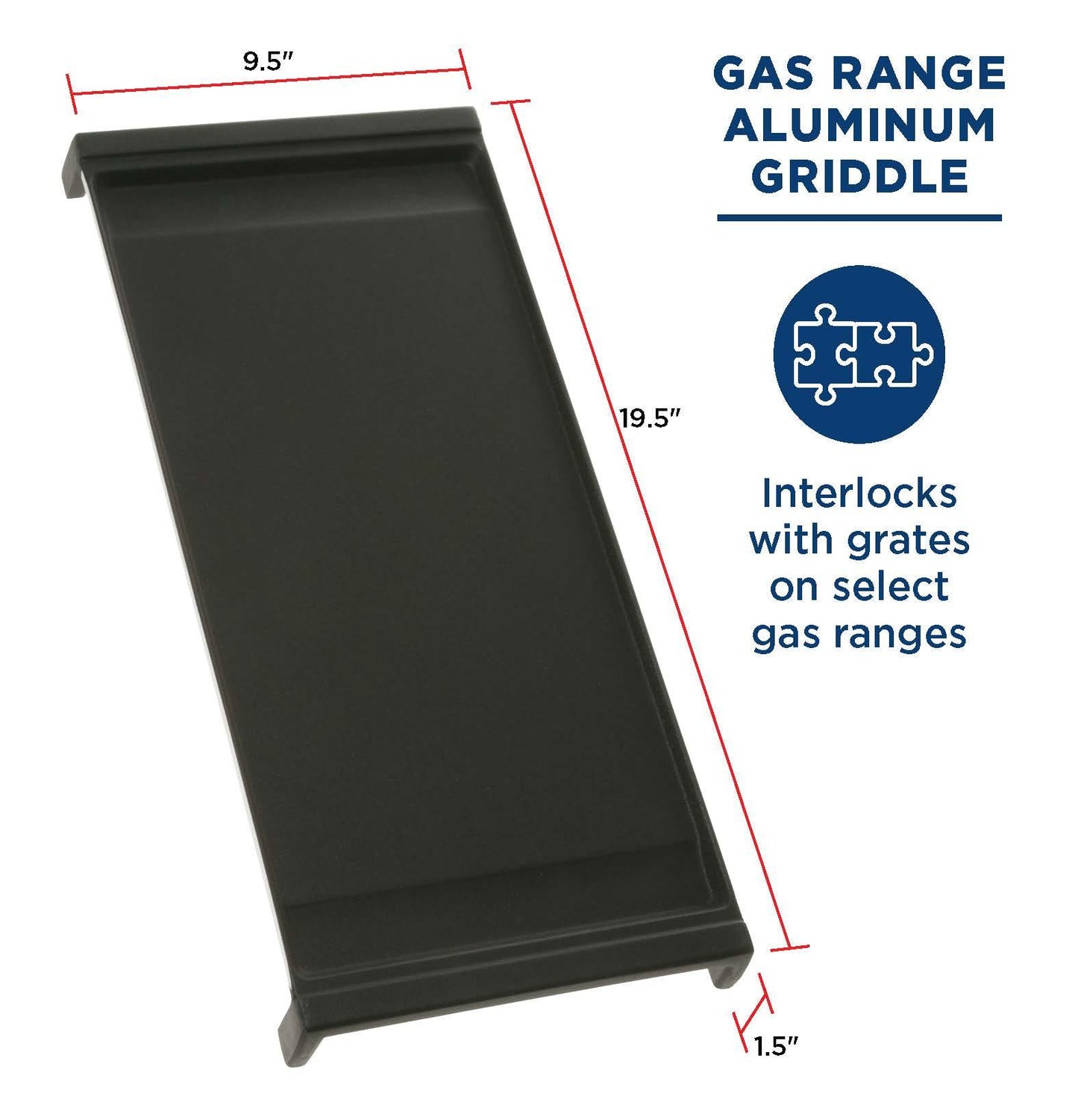 Ge Appliances WB31X24738 Non-Stick Aluminum Griddle
