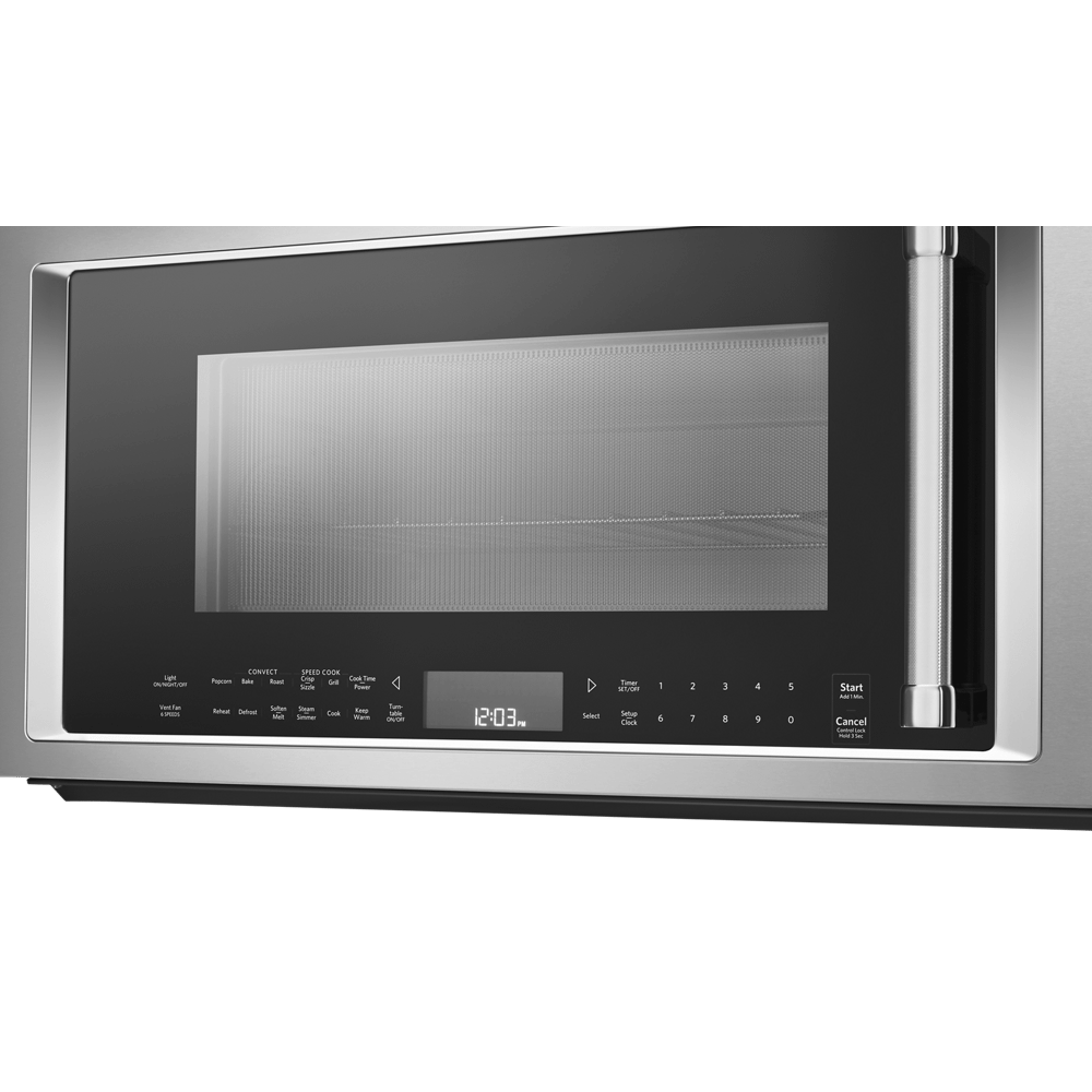 Kitchenaid 30" 1200-Watt Microwave Hood Combination with Convection Cooking