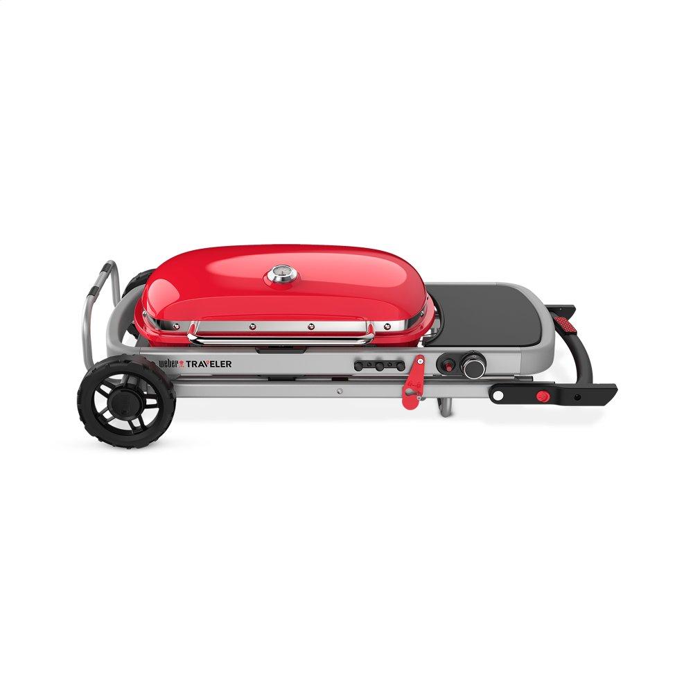 9030001 Weber Traveler® Portable Gas Grill - Red