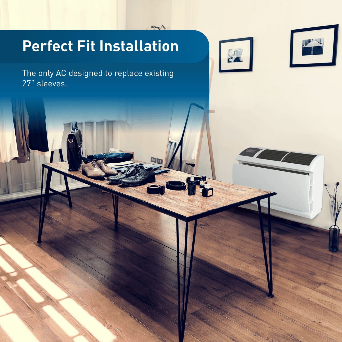 WCVT12B10A Friedrich WallMaster Inverter 12,000 BTU 115V Smart Through-the-Wall Air Conditioner - Cool Only